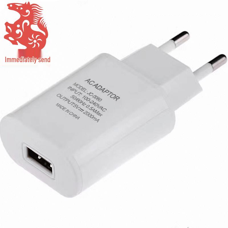 Однопортовое USB-зарядное устройство 5 В 2 А с вилкой EU для быстрой зарядки