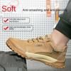 Labor Insurance Shoes Men's Steel Baotou Anti-smashing and Anti-piercing Work Shoes Comfortable and Wear-resistant Safety Protective Shoes