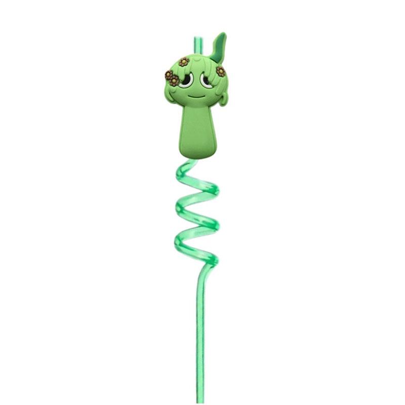 12 Piece Sprunki Sraws Reusable Drinking for Cartoon Themed Party Decorations Kinds of Design Spiral Juice Straws Supplies Gifts
