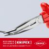 KNIPEX Insulated Bent Nose 1000V 2627-200 40° Pliers,