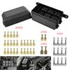 Auto Replacement Part Accessories For Car Truck Trailer Circuit Protector Terminal Holder Block Black 6 Way Fuse Relay Box