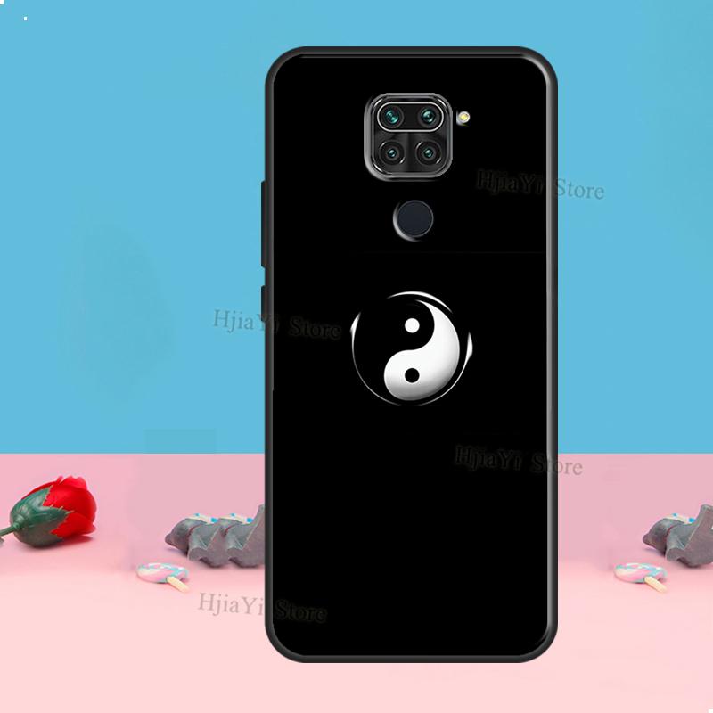 Черно-белый чехол Инь Ян для Redmi Note 8 9 10 11 12 Pro Plus 10S 11S 12S Чехол для Redmi 9C 10A 10C 12C Coque