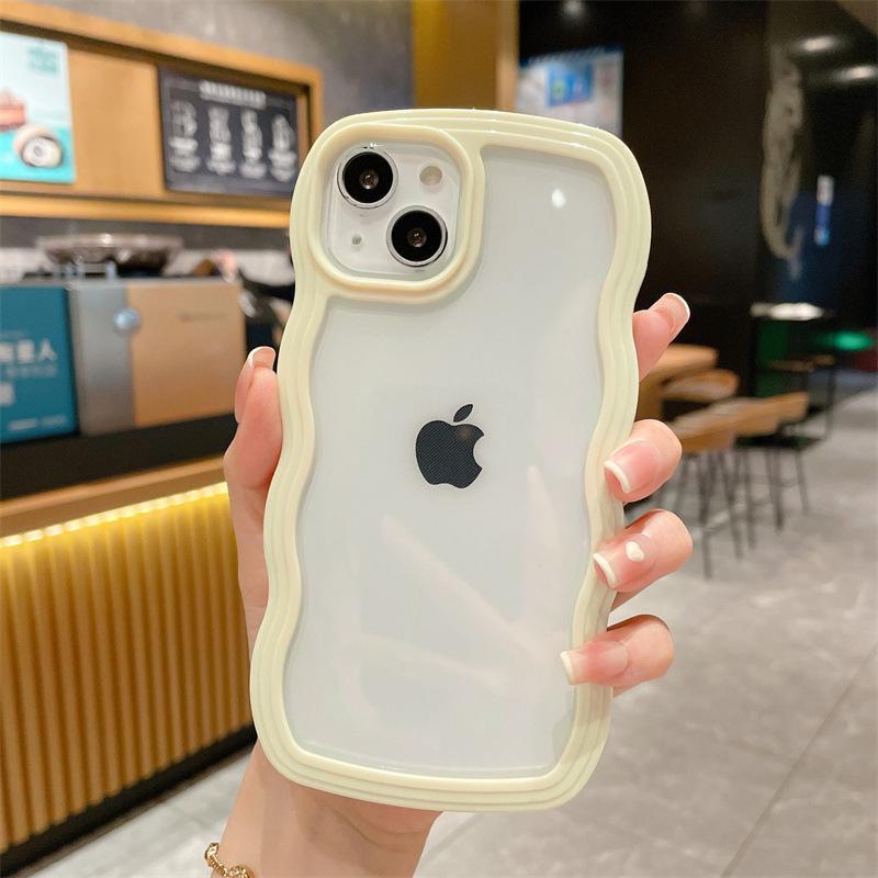Креативный чехол Wave Edge Solid Color для iPhone 11/X до iPhone 16 Pro Max (Подходит для iPhone 13-15) - Дизайн «два в одном»