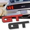1 X GT Emblem Car Tail Sticker Rear Badge for Mustang (18*5cm)