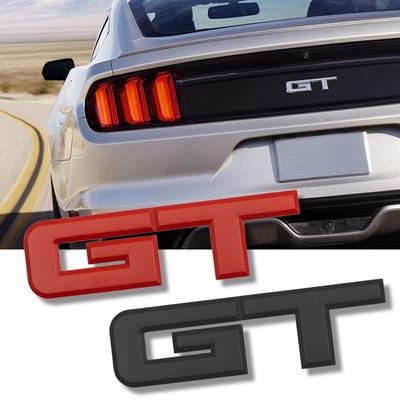1 х эмблема GT, наклейка на хвост автомобиля, задний значок для Mustang (18*5 см)