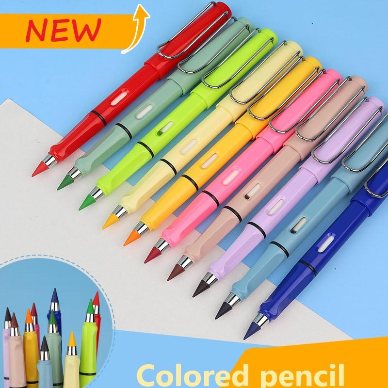 Неограниченное количество цветных карандашей для письма без чернил, новинка, вечная ручка, художественные эскизы, инструменты для цветной живописи, детский подарок, школьные принадлежности, канцелярские принадлежности