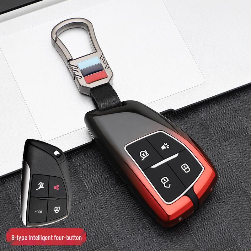 Buick Encore-S Key Case: Fashionable Car Key Bag with Buckle and Remote Shell Design