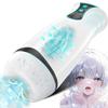 Male Masturbators Sex Toys, Automatic Male Masturbator with 4 Suction Modes & 10 Vibration Modes, Male Masturbator Vaginet Sextoyse Male Sex Toys