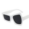 Fashion Irregular Square Sunglasses Funny Party Asymmetrical Sun Glasses Men Brand Designer Personality Black Sunglasses