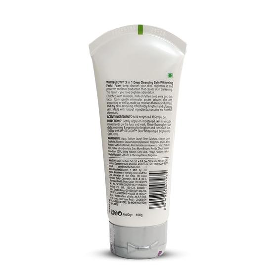 Lotus Herbals 3 в 1 Глубоко очищающая пенка для лица 100 г (Упаковка из 2 шт.)