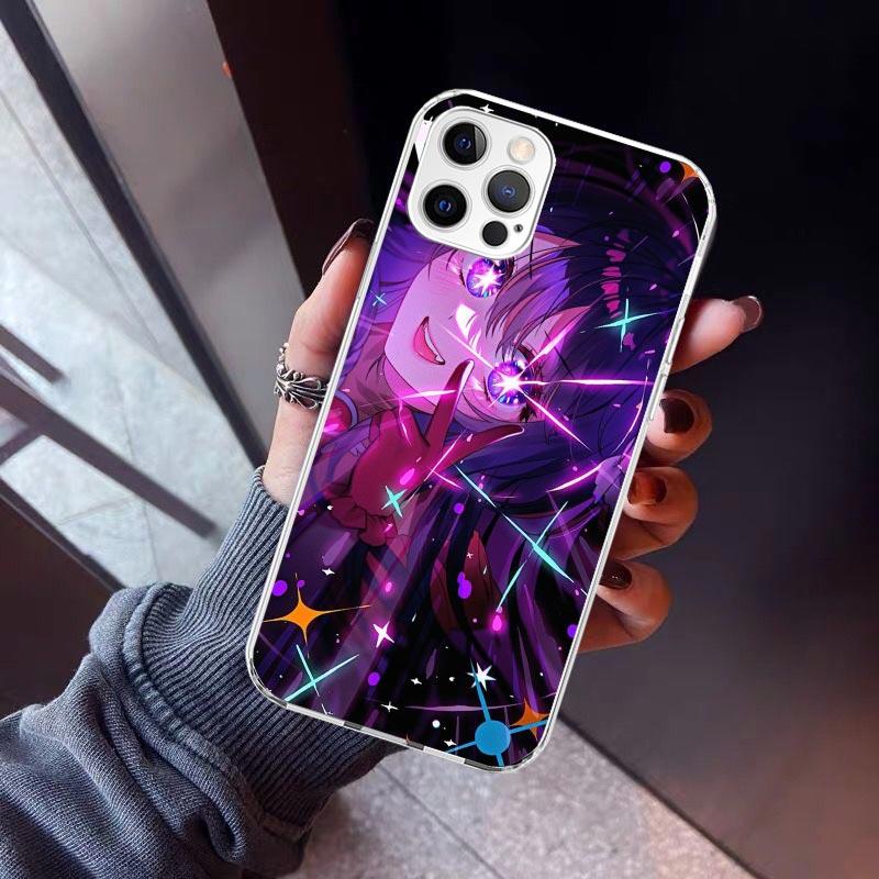 Oshi No Ko Phone Case For iPhone 17 Air 11 13 Mini 14 15 Plus 16 12 Pro Max 16E SE 7 8 Pattern Soft TPU Back Cover  13 12 Mini 1