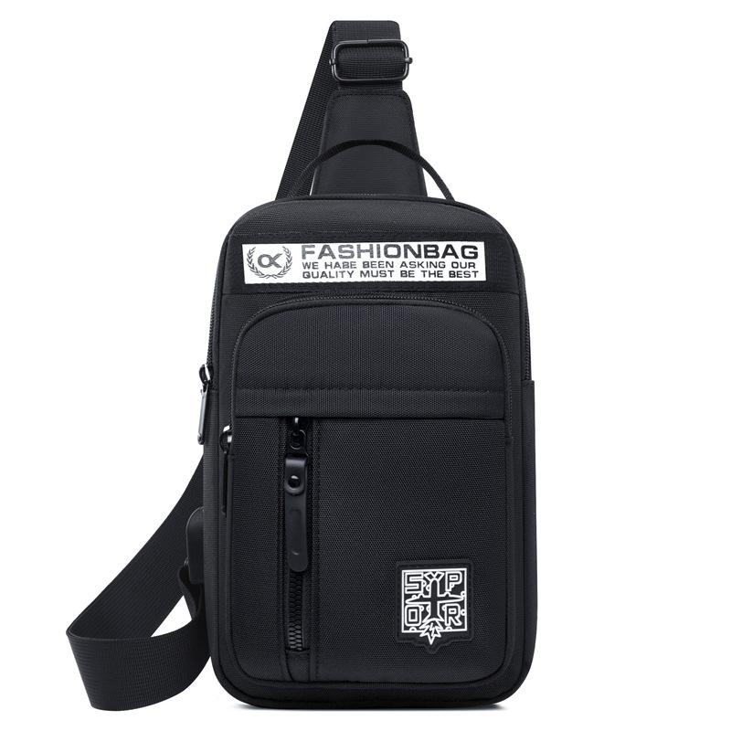 Мужская нагрудная сумка, новая, высокого класса, одноплечевая, повседневная, модная, из ткани Оксфорд, нагрудная сумка, легкий рюкзак для занятий спортом на открытом воздухе