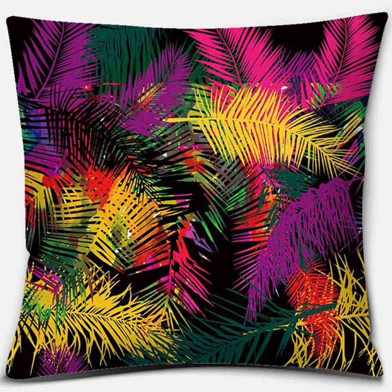 Квадратная наволочка с радужным принтом, украшение для дома, автомобильный чехол для дивана, 45 см * 45 см