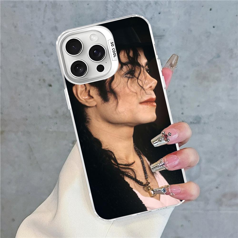 Чехол для телефона Майкл Джексон Горячий певец Для IPhone 16 15 14 13 12 11 Pro Max X XR XSMAX 8 7 Plus Матовый Ударопрочный Задняя крышка