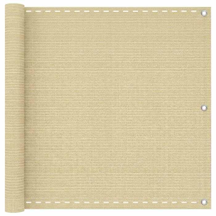 Maison Exclusive - Écran de balcon Rectangulaire 90 x 1000 cm HDPE et Aluminium