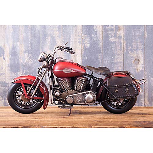 Винтажный жестяной объект "Старый велосипед", Высота 24 см, Длина 40 см, Глубина 13 см, 0910E-1488, Интерьер, Мотоцикл, Ретро, Интерьер, Американские товары