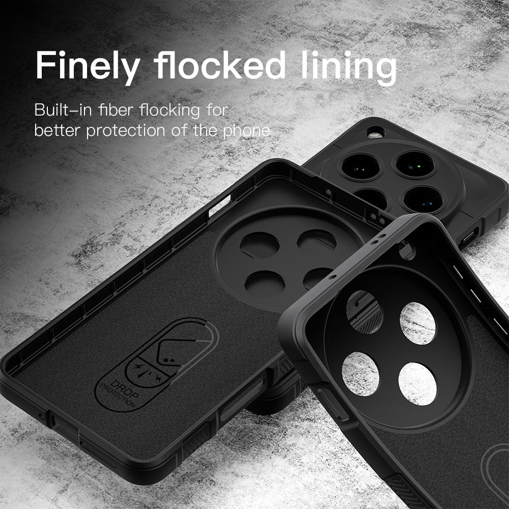 KEYSION Противоударный матовый чехол для OPPO Find X8 Pro 5G Противоскользящий мягкий силиконовый чехол для задней панели телефона OPPO Find X8 Pro