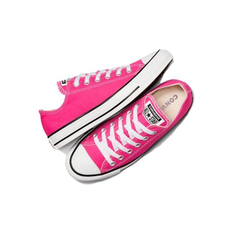 Converse Chuck Taylor All Star Удобные Универсальные Низкие Кеды из Канваса Унисекс Розово-Белые A06569C