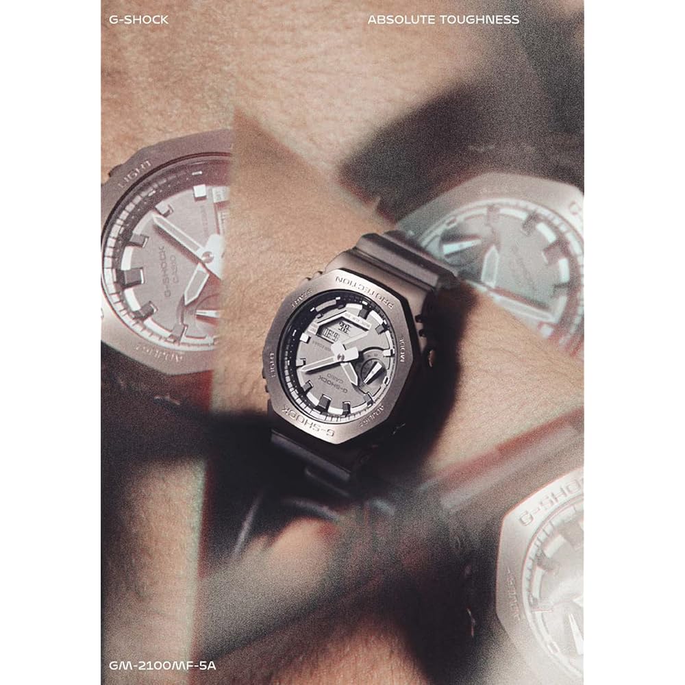 Casio G-Shock Midnight Fog Series GM-2100MF-5AJF Men's Metal Covered Watch Brown