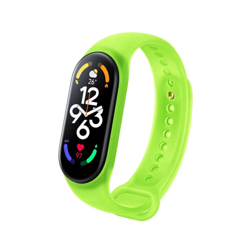 Силиконовый ремешок для Xiaomi Mi Band 8 7 6 5 4 3 двухцветный ремешок против пота спортивный дышащий сменный ремешок с пряжкой для Mi Band 8 7 6 5 4 3