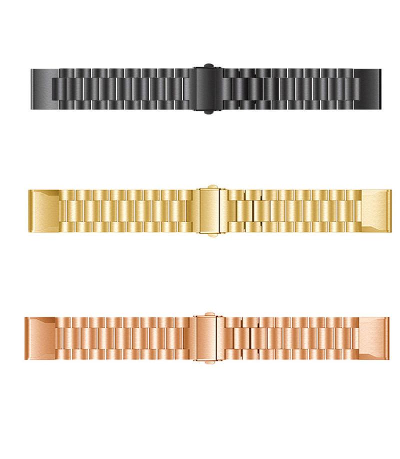 ОДИН ремешок из нержавеющей стали для Garmin Fenix 8X 7X 7 7S 6S 6X 6 Pro 5X 5 5S/Tactix 8 51 мм 47 мм Металлический Quick Fit для 26 22 20 мм БраслетMN