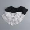 Vintage Lace Fake Collar for Women Fashion Dickey False Collar Detachable False Collar Blouse Little Shawl