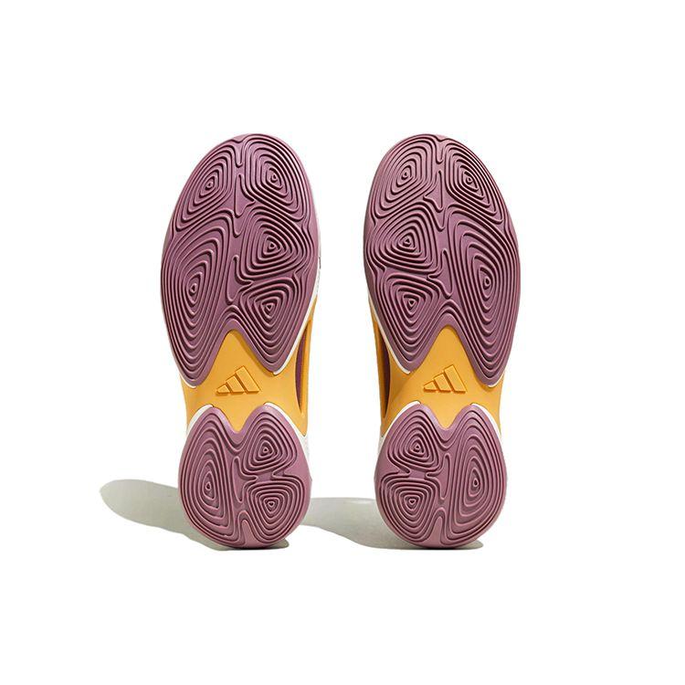 Adidas Exhibit Select Круглый носок Шнуровка Нескользящие Износостойкие Амортизирующие Низкие Баскетбольные Кроссовки Женские Кроссовки Красный Розовый IE9323