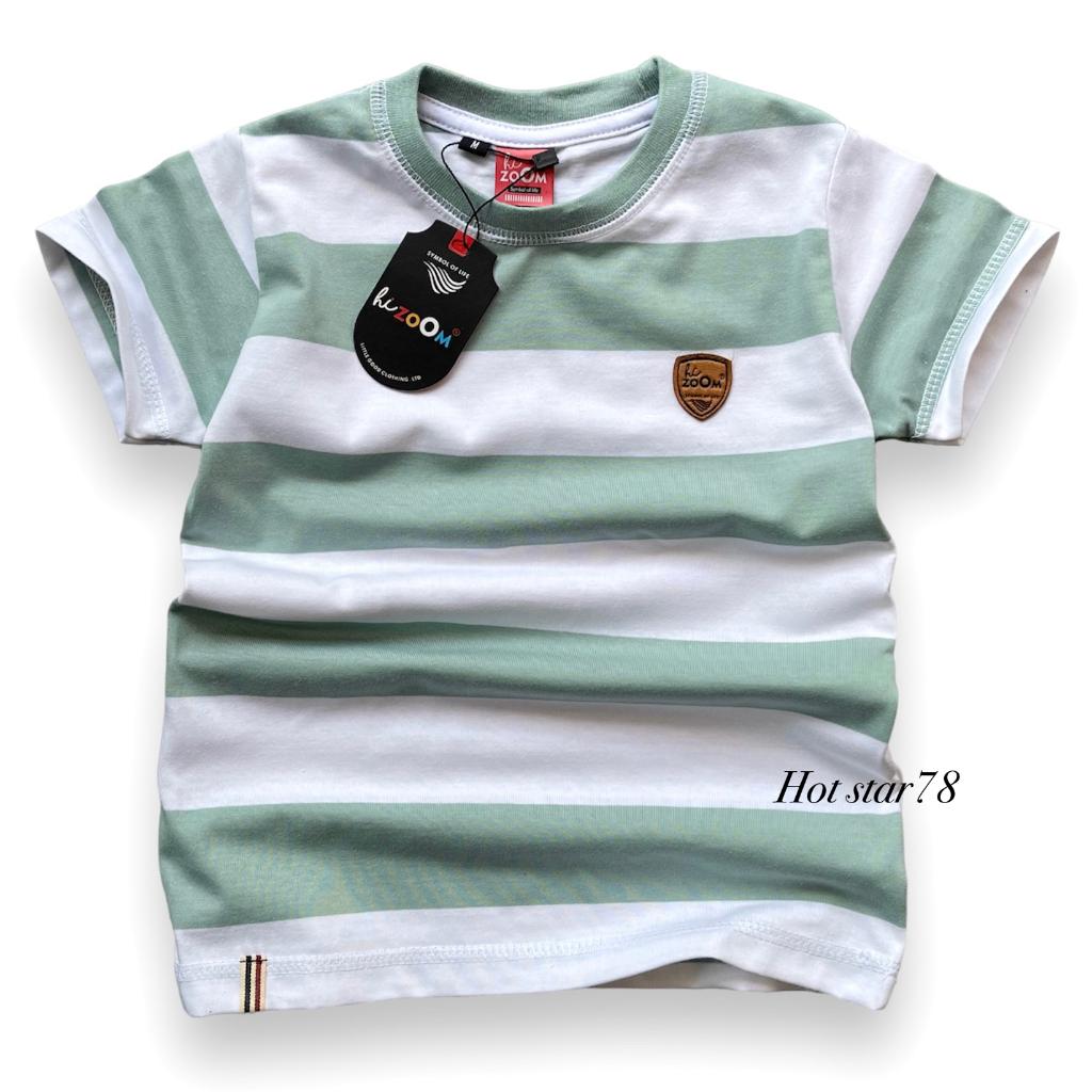 Men's and women's striped T-shirts, striped children's T-shirts