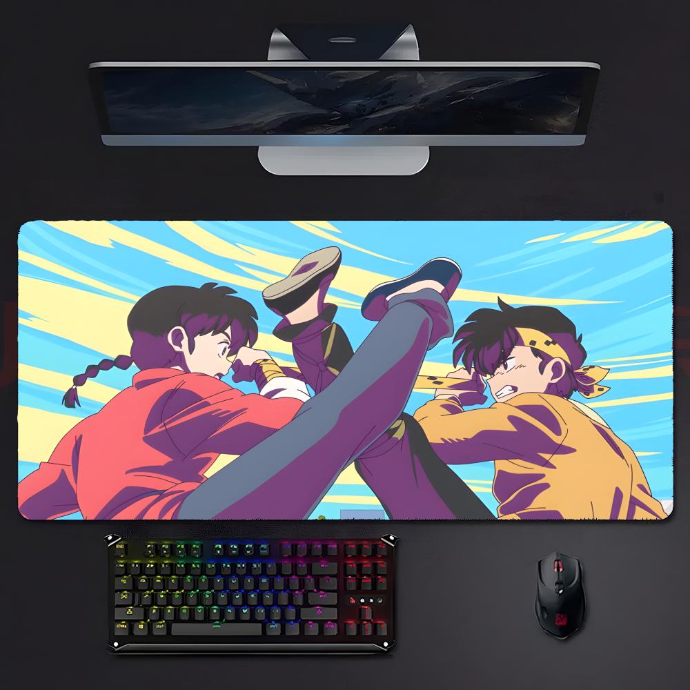 Funny Classic Anime Rranma Mouse Pad Mousepad Large Gaming Lockedge Thickened Pc Table Desk Mat