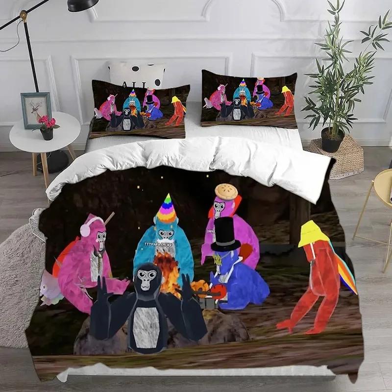 Комплекты постельного белья Gorilla Tag Одеяло Стеганое покрывало Покрывало на кровать Пододеяльник Наволочка Наборы из 2-3 предметов Детский Взрослый размер