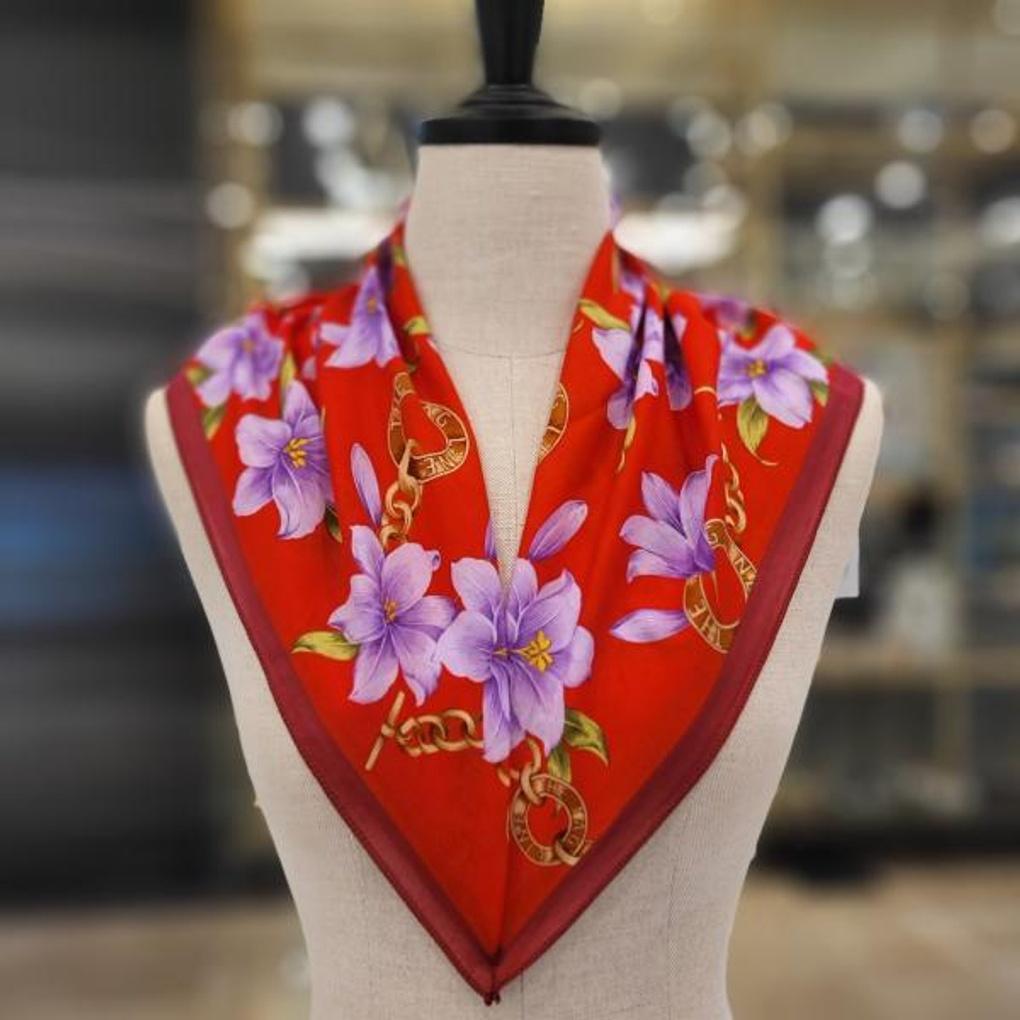 100% cotton petite scarf E22S2CO210 ES lily