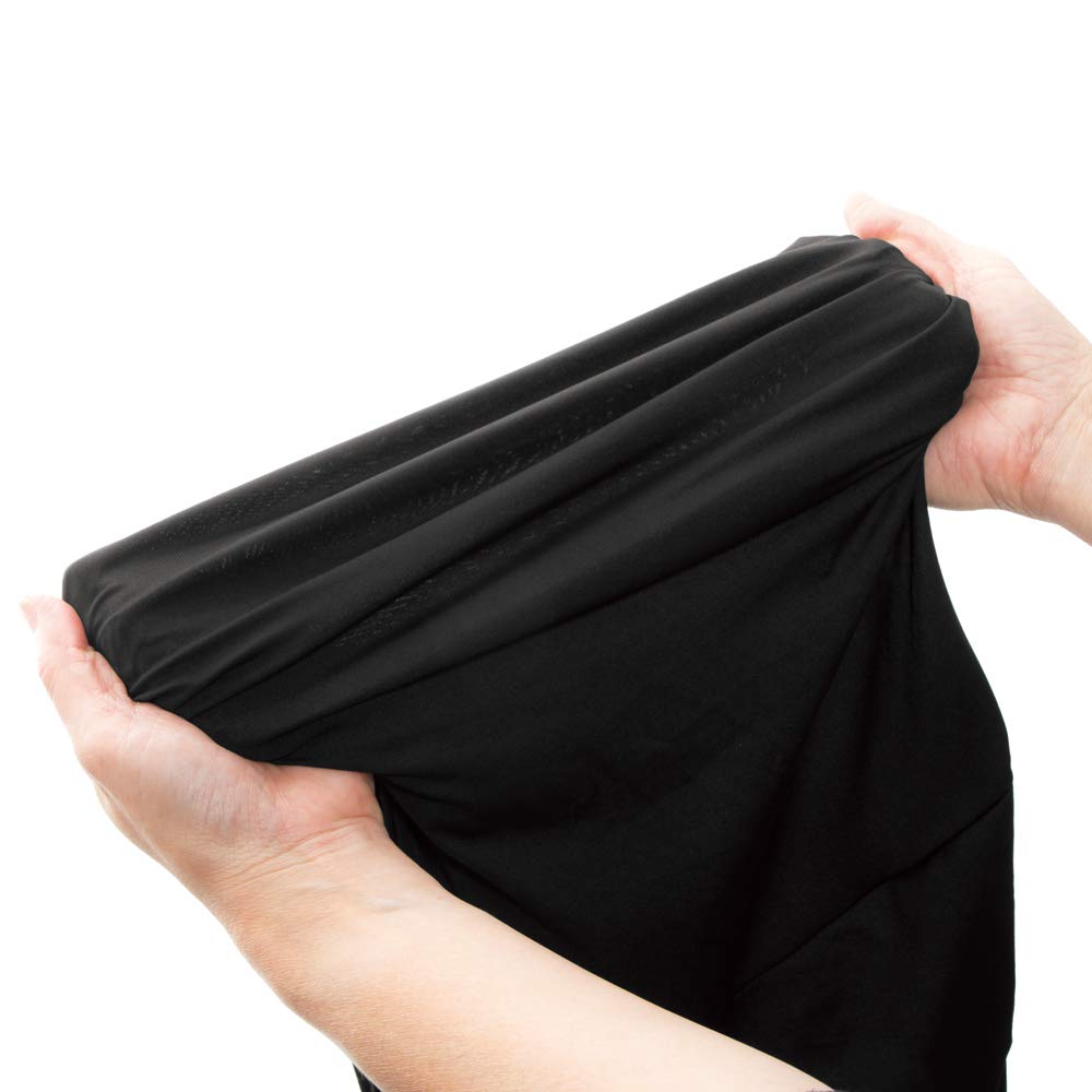 Bonform 4040-10BK Чехол на сиденье, Тонкая вязка, Легкий/Обычный автомобиль, Стираемый, Водоотталкивающий, Эластичная ткань, Передний-1, Черный