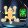 Креативный светящийся деформирующийся гироскоп для кончиков пальцев в виде геккона, биомиметическая присоска, мультяшный геккон, детские украшения