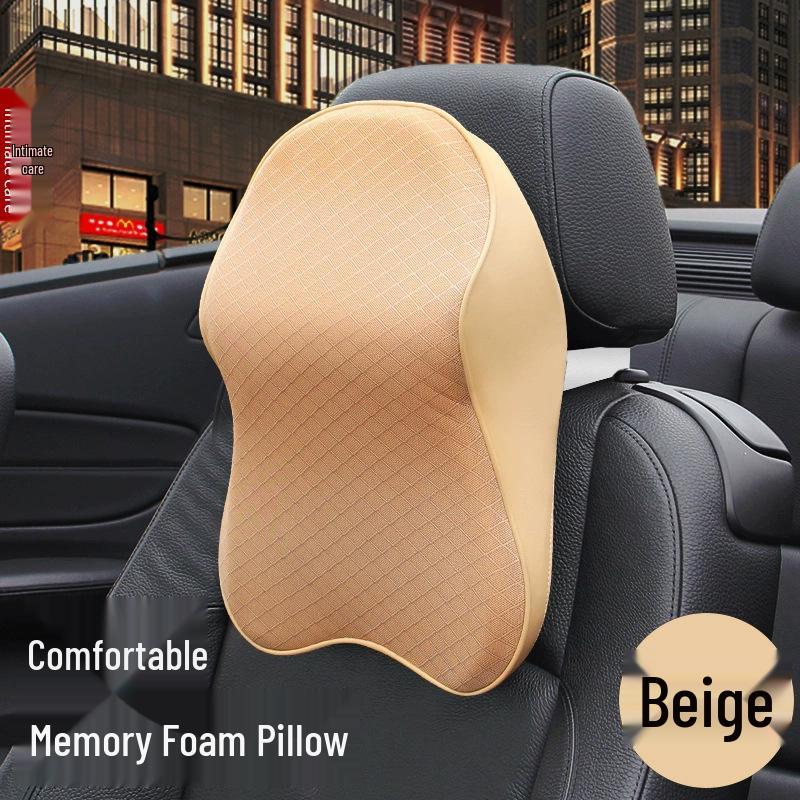 Universal Memory Foam Car Neck and Waist Support Pillow