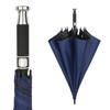 Long Automatic Umbrella Outdoors Uv Protection Business Black Gum Strong Windproof Portable with Cover Straight Handle Umbrella