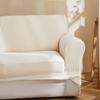 Topfinel Sofa 3 with Scandinavian Stretch Fit Stretchy Scratch Super Suitable for All Seasons Cover, Seater, Arms, Plain, Style, Type, Material,