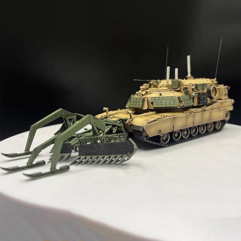 AM 1/72 Масштаб M1ABV Штурмовая Разрушающая Машина M1150 Саперно-Спасательный Танк Тяжелая Инженерная Боевая Машина Симуляция Смоляная Модель