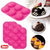 Half Ball Sphere Silicone Cake Muffin Chocolate Cookie Baking Mould Pan