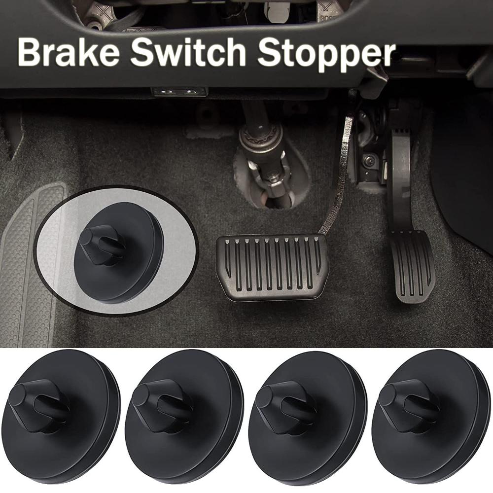 10Pcs Replacement Parts Lamp Brake Light Switch Stopper Cushion Brake Pedal Pad Clutch