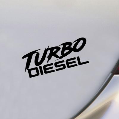 1 шт. универсальные наклейки для стайлинга автомобиля TURBO DIESEL забавные виниловые наклейки на кузов автомобиля грузовика наклейки для внешнего декора автомобиля аксессуары