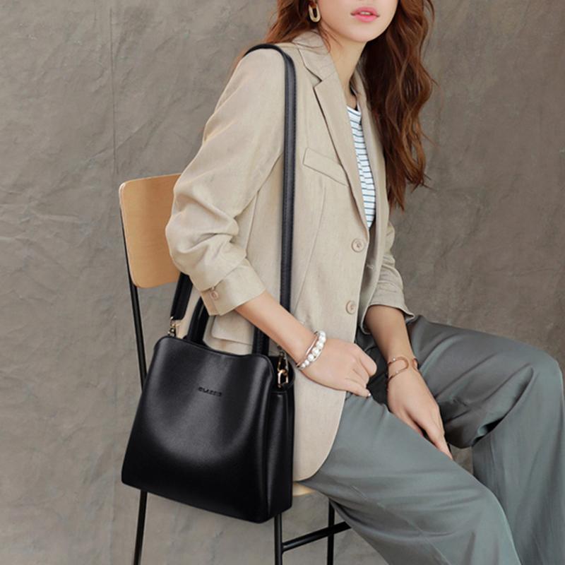 Роскошные брендовые женские сумки, дизайнерские сумки на ремне, кожаные сумки, трехслойные карманные сумки через плечо для женщин, большая сумка 2021