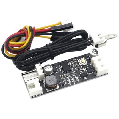 Одинарный DC12V 0.8A ШИМ 2-3-контактный вентилятор с контролем температуры и скорости, контроллер скорости, вентилятор для охлаждения корпуса компьютера, снижения шума или кулеры для ЦП ПК