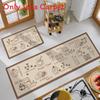 Pvc Antioil Waterproof Kitchen Floor Mat With Nonslip Texture For House And Entryway