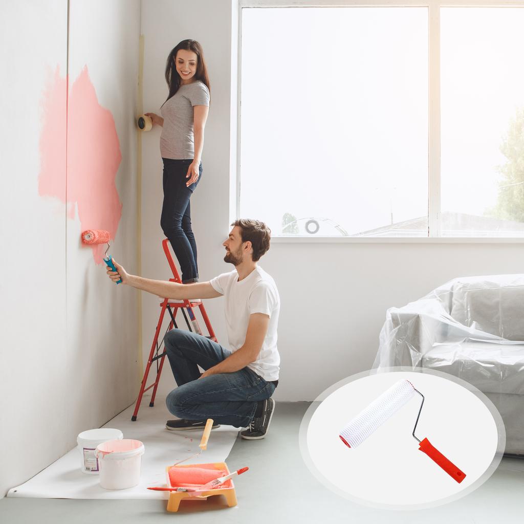 Defoaming Drum Brush Spike Roller Self Compound Roller Leveling Screed Spiked Roller Nail Cement Floor Brush Easy To Use