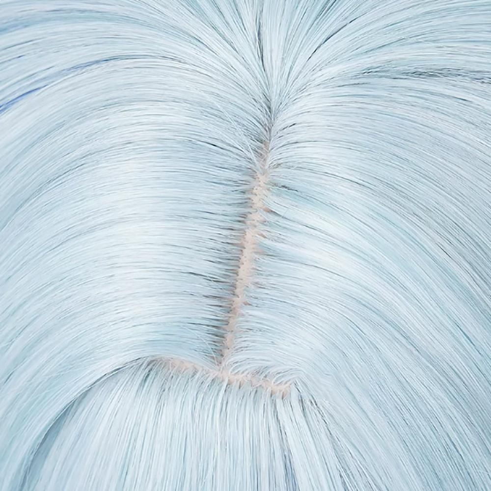 HAIRJOY Synthetic Hair Wuthering Waves The Shorekeeper Cosplay Wig for Costume Hair Stylist Blue Ombre Cosplay Wig