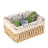 Rustic Style Cosmetics Storage Box Save Space Weaving  Storage Tray Bird Nest  Household