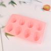 8 Eggs Shaped Easter Eggs Silicone Baking Mold Pastry Chocolate Mold Pudding Ice Tray Mould Easter Diy Soap Mold Crafts Gifts