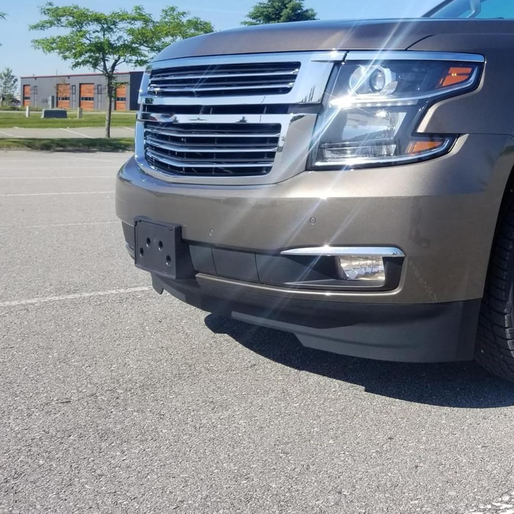 Кронштейн-держатель номерного знака на передний бампер Подходит для Chevrolet Suburban Tahoe 2015 2016 2017 2018 Заменяет 23235997 GM1068193