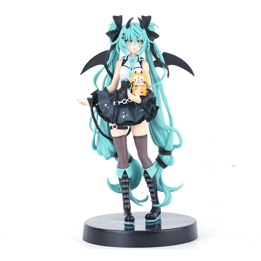 Hatsune Miku Figure Anime Girl Figure Desktop Decor Collectible Doll Present for Fans Future Vocaloid Statue Japanese Kawaii Otaku