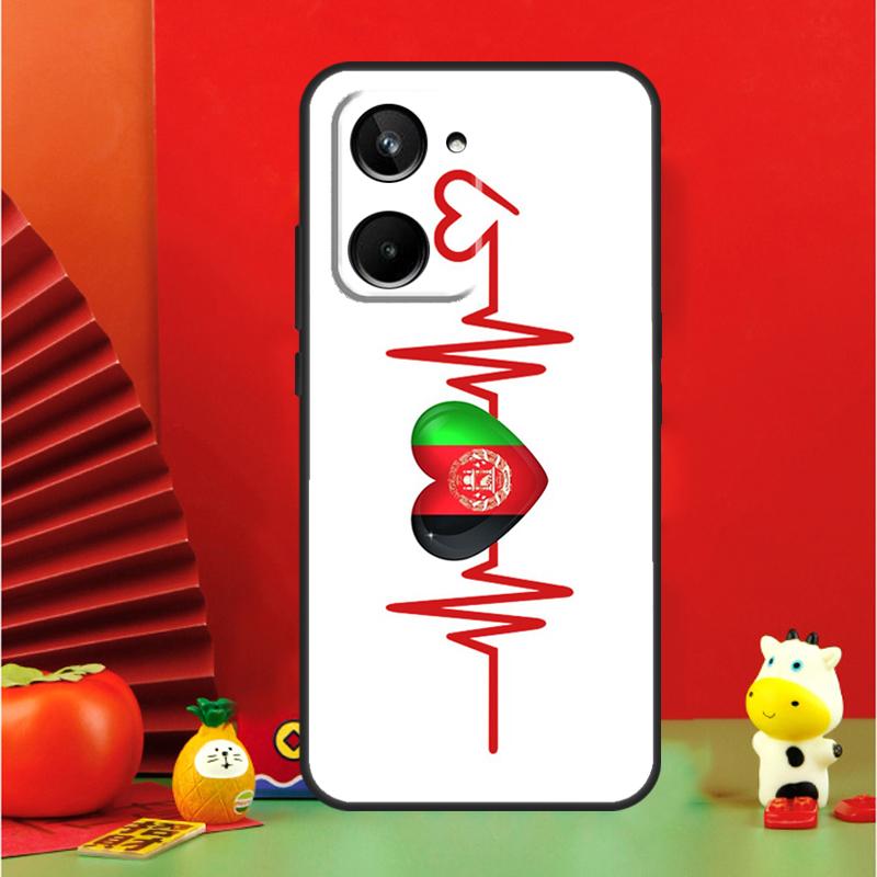 Афганский Флаг Афганистана Баннер Для Realme 15 Pro GT7 GT6 10 11 12 13 14 Pro Plus C65 C67 C63 C61 C55 C51 C53 C35 C75 Чехол